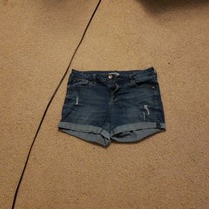 Blue Jean Shorts